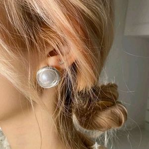 New Faux Pearl Stud Earrings